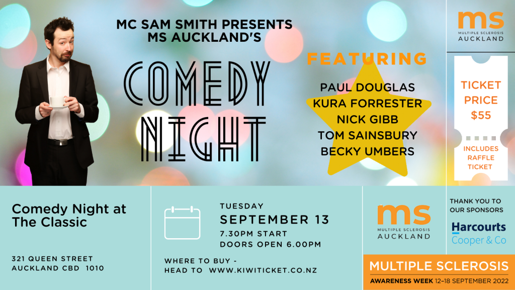 Flyer for Comedy night